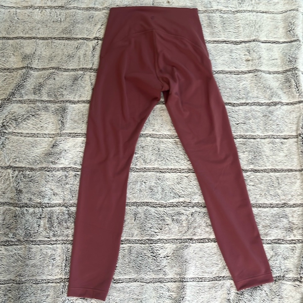 Lululemon Instill Leggings Mulled Wine